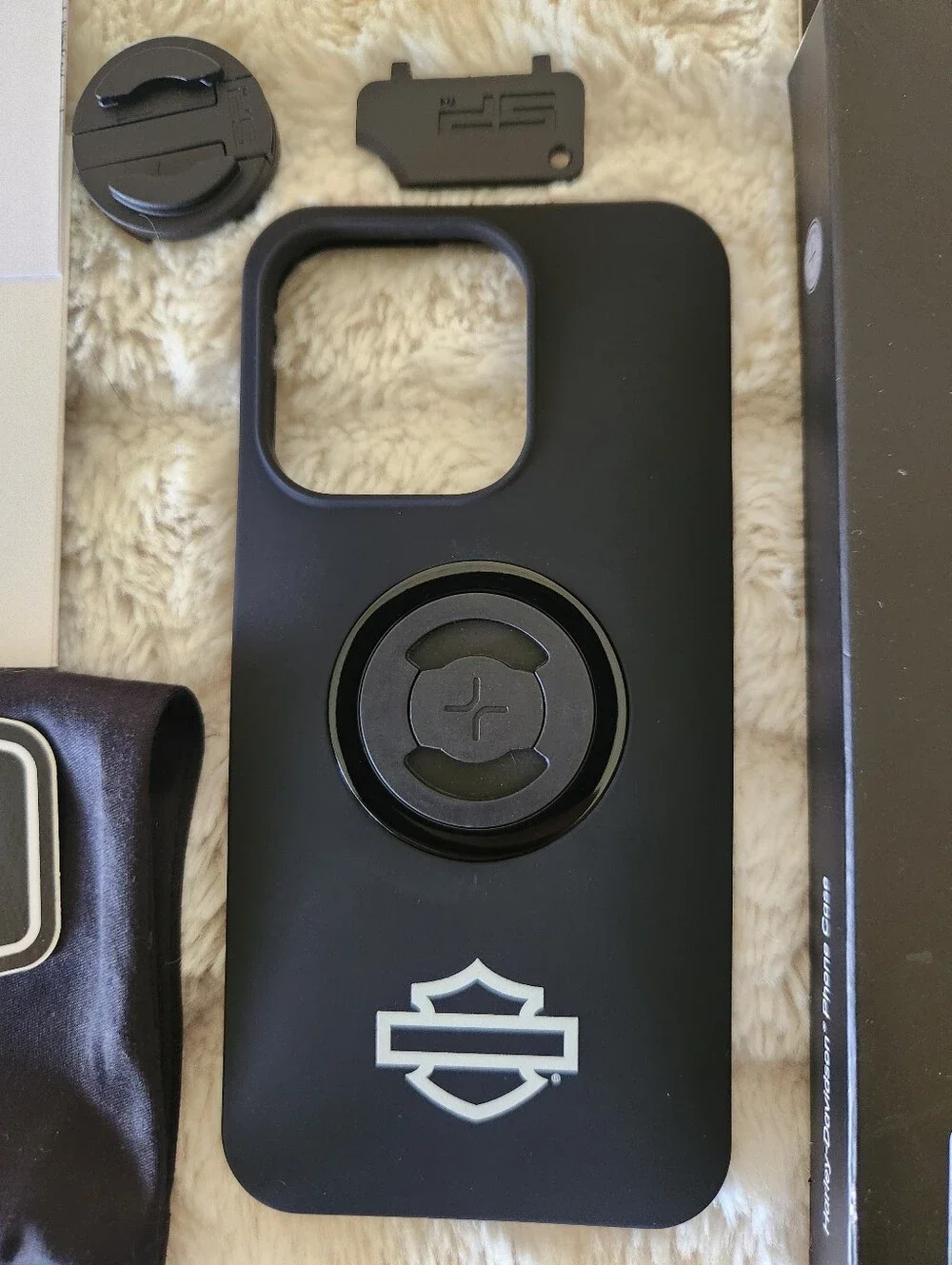 Harley-Davidson B&S SP Connect Black Phone Case for iPhone 14 Pro